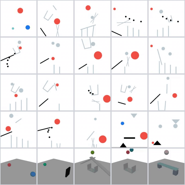 VisPhyBench dataset showcase (25 samples)